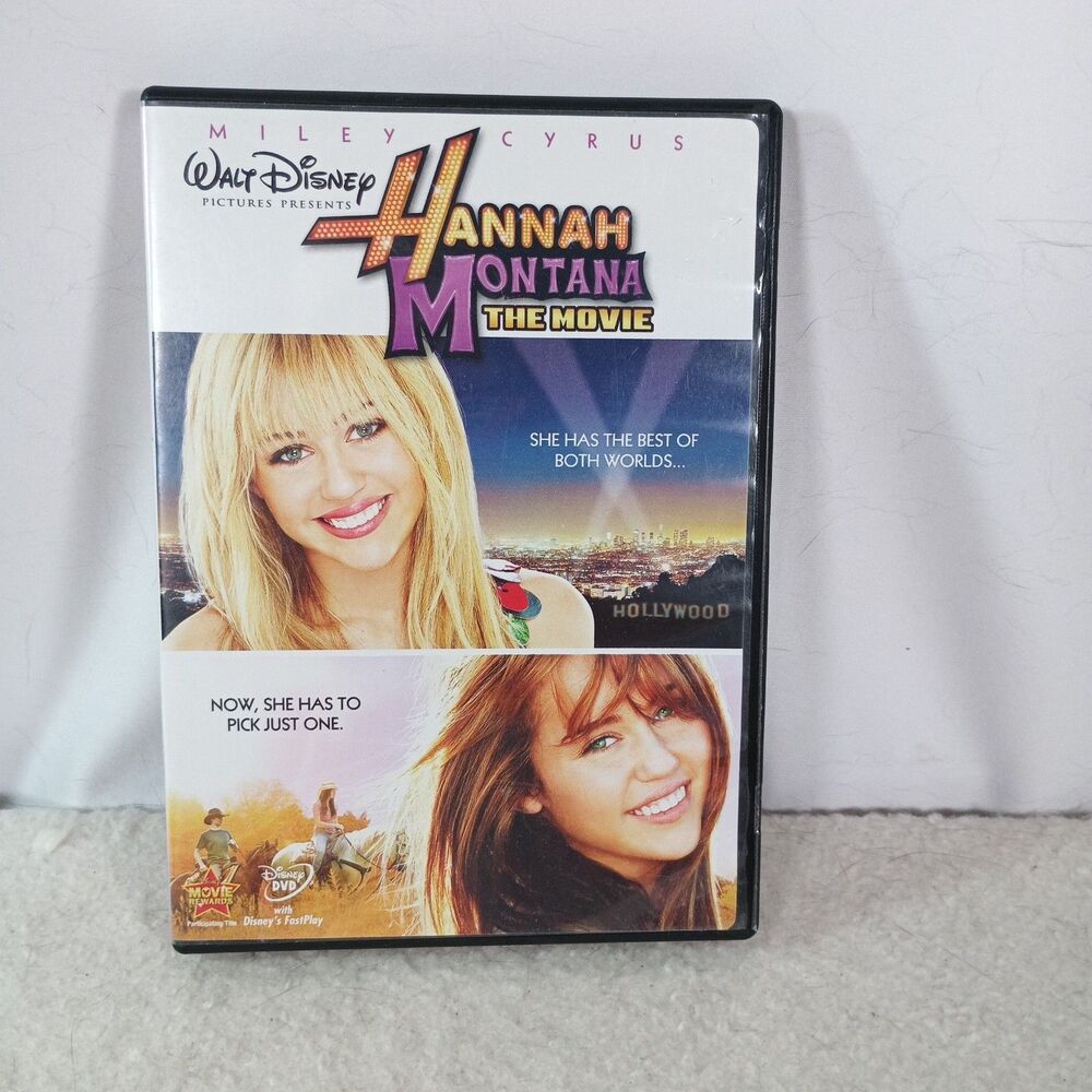 Hannah Montana The Movie DVD 2009 Miley Cyrus Disney Emily Osment Taylor Swift